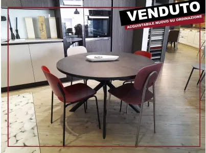 tavolo rotondo allungabile modello giove di calligaris connubia in offerta saldi estivi outlet casarredo caiazzo arredamenti interno taranto black friday san giorgio ionico sconti interior design
