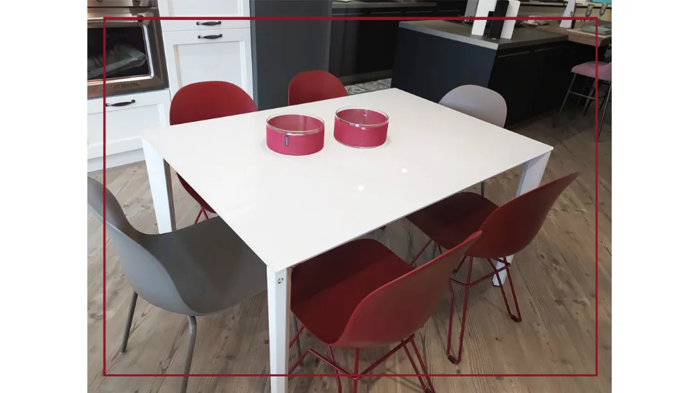 TAVOLO CONNUBIA PENTAGON IN VETRO SCONTATO SAN GIORGIO IONICO OFFERTA OUTLET TARANTO SALDI TAVOLI CONNUBIA