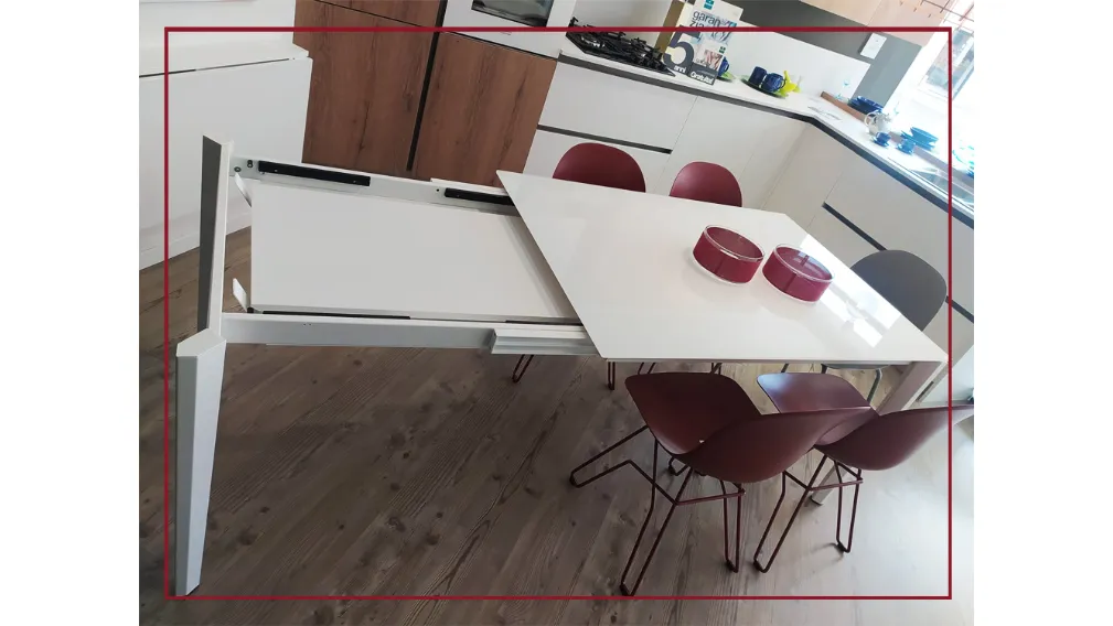 TAVOLO CONNUBIA PENTAGON IN VETRO SCONTATO SAN GIORGIO IONICO OFFERTA OUTLET TARANTO SALDI TAVOLI CONNUBIA