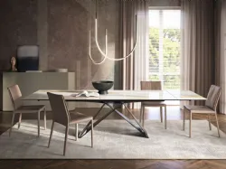 Il tavolo Premier Keramik Drive di Cattelan per un arredamento casa di lusso e design