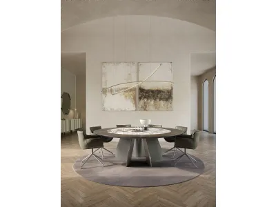 Il tavolo Senator Ker-Wood Round di Cattelan: l'arredamento casa che unisce eleganza e funzionalità