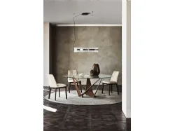 Scopri il tavolo Skorpio Round di Cattelan: raffinatezza e stile per l'arredamento della tua casa
