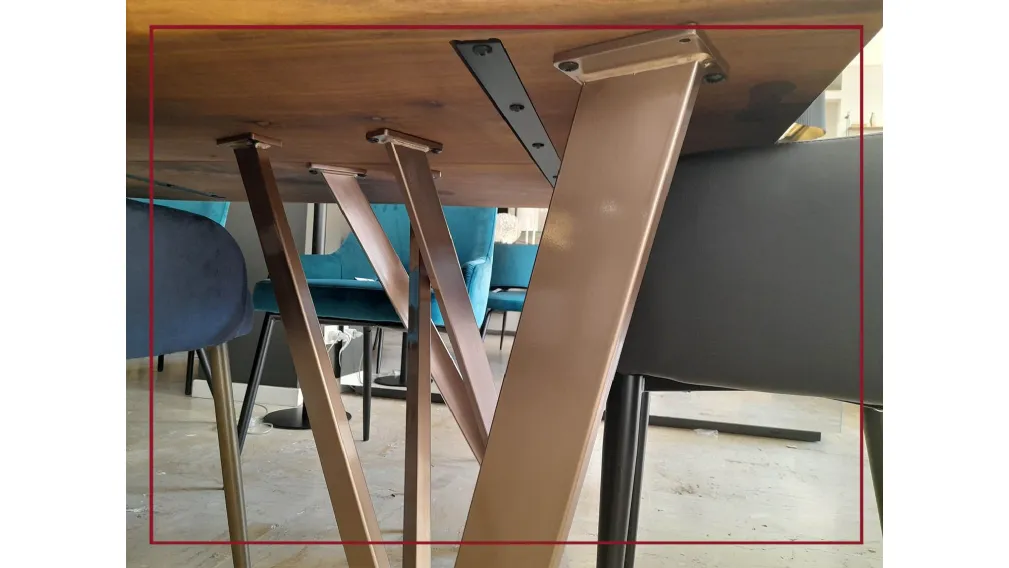 tvolo in legno arte brotto modello vero in offerta outlet arredamento occasioni modbili design casarredo caiazzo black friday san giorgio ionico taranto saldi cucine tavoli sedie saldi