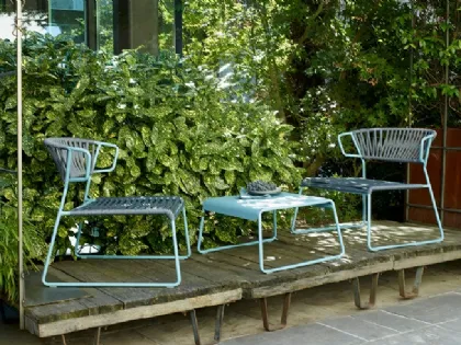 Poltroncina da esterno Lisa Lounge Filò di Scab Design
